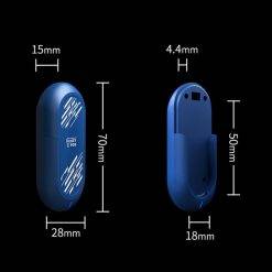 Qiui app chave pod castidade gaiola caixa de chave bloqueio remoto ao ar livre gaiolas galo controle inteligente acessórios masculino cinto castidade dispositivo Cintos de Castidade