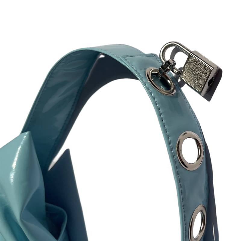 Roupa do pvc do fetiche do lolita do traje do plutônio do traje da bondage de ddlg com fechamento