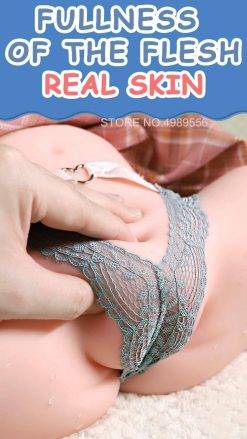 Super realista bunda grande sexo boneca masturbação masculina gigante tamanho da vida 2 buracos lifelike 18 real adulto vagina anal brinquedos sexuais para homem 