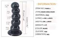 Ficha com as medidas do plug: 19,9 cm de altura, 6 cm de largura e 454 g