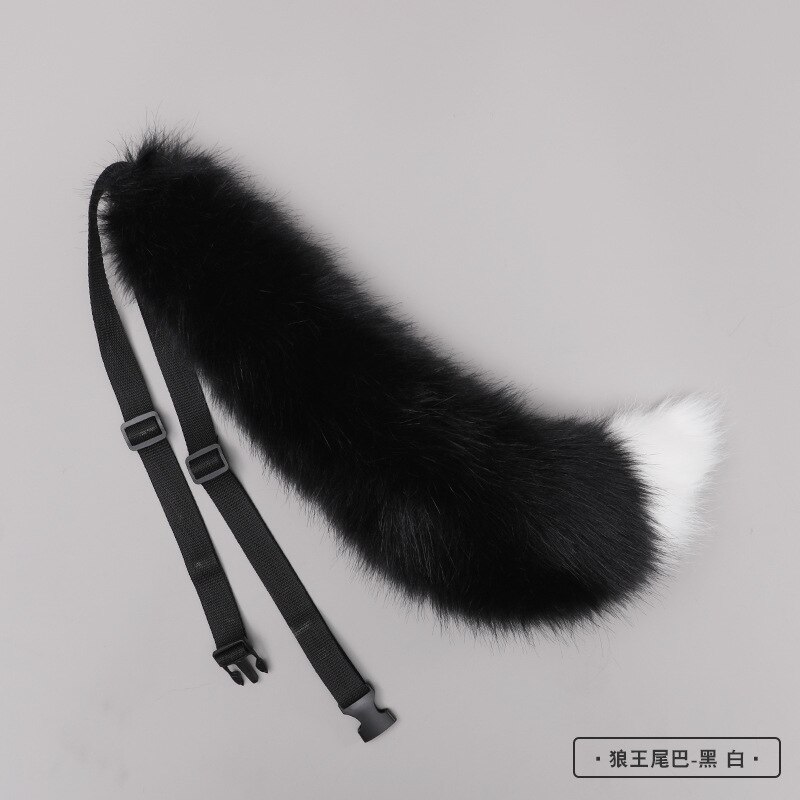 Nova raposa vermelha anime besta orelha besta cauda lobo orelha gato orelha bandana personalizado cosplay feito à mão lol ouro raposa orelhas acessórios de cabelo