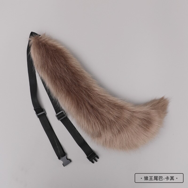 Nova raposa vermelha anime besta orelha besta cauda lobo orelha gato orelha bandana personalizado cosplay feito à mão lol ouro raposa orelhas acessórios de cabelo