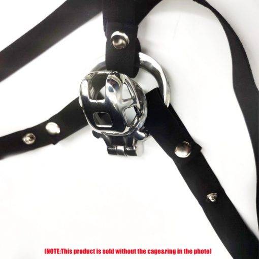 2023 masculino dispositivo de castidade estéreo corte cinto auxiliar banda elástica ajustável corda escroto anel roupa interior mulher adulto brinquedos sexuais Cintos de Castidade