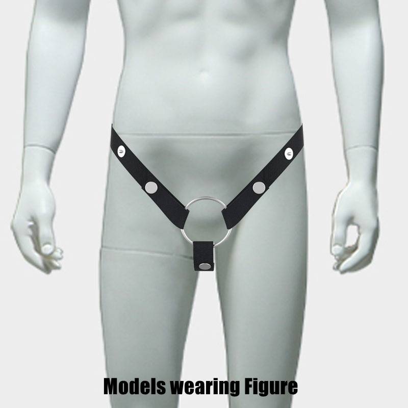 2023 masculino dispositivo de castidade estéreo corte cinto auxiliar banda elástica ajustável corda escroto anel roupa interior mulher adulto brinquedos sexuais