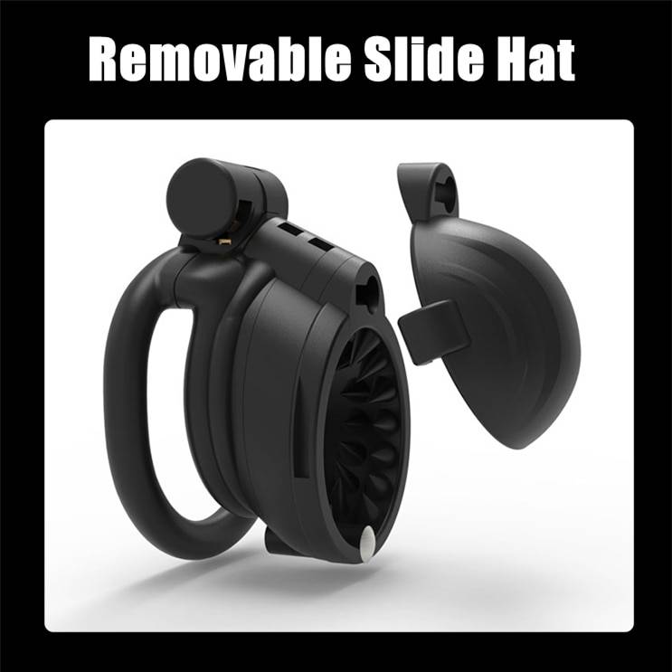 2023 novo design tusk removível slide tampa humanizado galo gaiola dispositivo de castidade masculino 2 tipos pênis anéis disponíveis adultos brinquedos sexuais