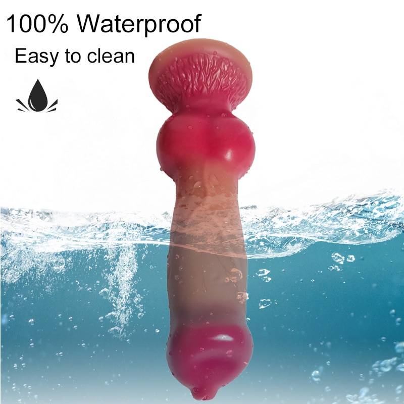 Enorme silicone animal vibrador anal plug próstata sexo para homens mulher ventosa adulto suprimentos grande butt plug cão nó dildo xxl