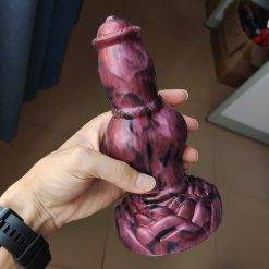 Silicone fantasia lobo dildo 2.95 Polegada de espessura nó butt plug massager da próstata homens brinquedo do sexo anal para as mulheres estimulador vaginal Inserção