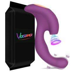 Vasana 2 em 1 chupar vibrador massageador vibradores para mulher clitóris vibrador poderoso para clitóris otário brinquedos sexuais Vibradores