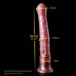 Yocy realista cavalo vibrador ejaculação fantasia longo animal pênis silicone anal vibradores para masturbador brinquedo sexual para mulher Inserção