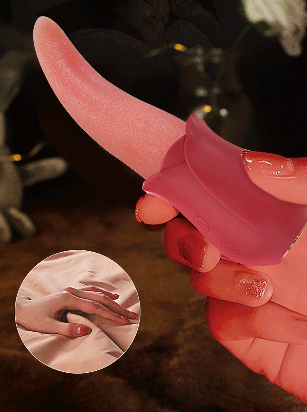 10 velocidades realistas lambendo língua rosa vibradores para mulheres mamilos estimulação do clitóris brinquedos sexuais para casais do sexo feminino adulto