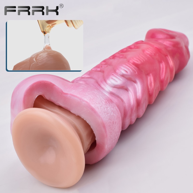 FRRK Capa Peniana Silicone Cavalo Cock Sleeve