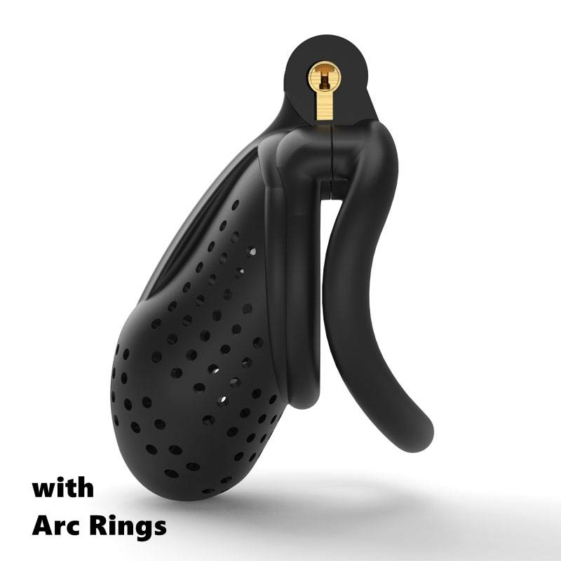 2023 nova impressão 3d bee-hive design gaiola de galo respirável 2 tipos de anéis de pênis masculino dispositivo de castidade produtos adultos brinquedos sexuais f003