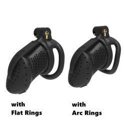 2023 nova impressão 3d bee-hive design respirável gaiola de galo 2 tipos de anéis de pênis masculino dispositivo de castidade produtos adultos brinquedos sexuais f004 Cintos de Castidade