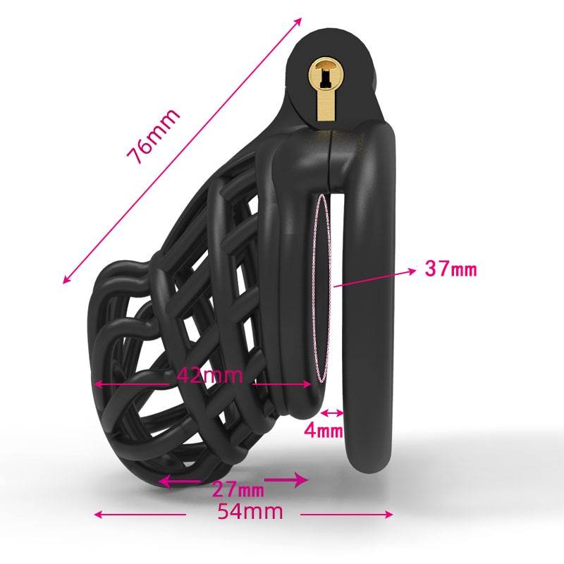 2023 nova impressão 3d design jurássico respirável gaiola de galo 2 tipos de anéis pênis masculino dispositivo castidade produtos adultos brinquedos sexuais l005