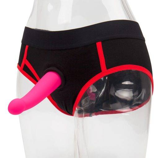 Cuecas eróticas strapless strapon dildo calcinha lésbica realista cinta no chicote de fios anal pau vibrador adulto brinquedos sexuais para mulher Inserção