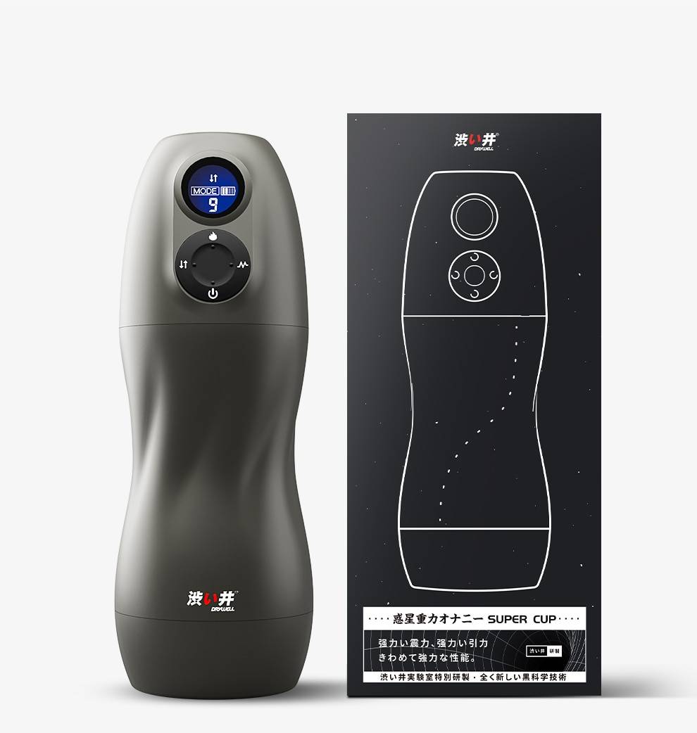 DRYWELL Robô sexual inteligente para homens Sucção de sexo oral a vácuo Masturbador Automático Masculino 9 modos de sucção e 9 modos de vibração e 1 modo de reforço Função de aquecimento e gemidos reais da dama