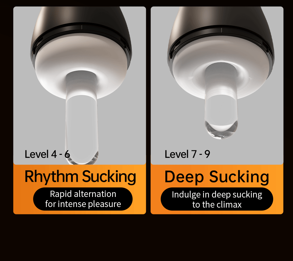 DRYWELL Robô sexual inteligente para homens Sucção de sexo oral a vácuo Masturbador Automático Masculino 9 modos de sucção e 9 modos de vibração e 1 modo de reforço Função de aquecimento e gemidos reais da dama