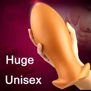 Enorme anal plug silicone macio anal vibrador grande butt plug massagem próstata anus masturbador dilatador adulto brinquedos sexuais para homens mulher gay Inserção Plug anal