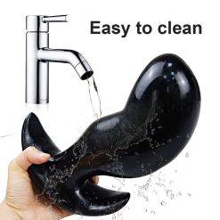 Enorme dildo anal plug brinquedos sexuais para as mulheres silicone buttplug anal trainer para casal cinta em bdsm próstata massager ânus dilatador Inserção