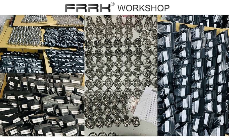 Frrk bloqueado vida rosa plástico castidade gaiola com 4 tamanhos pênis anéis adultos produtos sexuais bdsm brinquedos loja sexual pequeno padrão