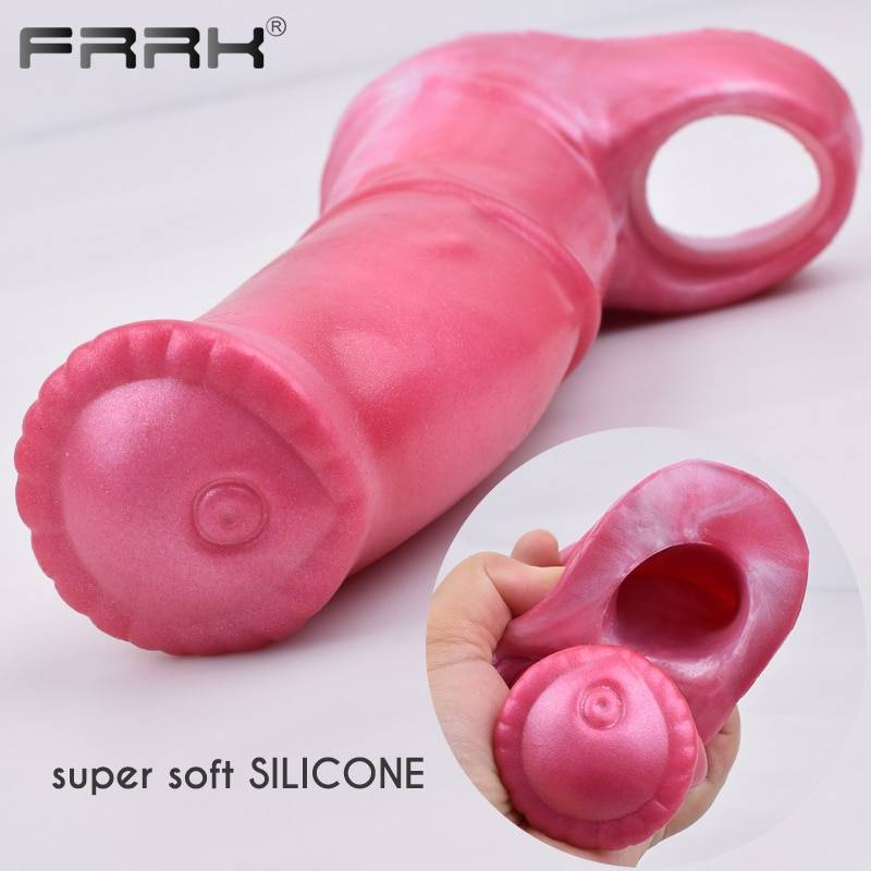 FRRK Capa Peniana Silicone Cavalo Cock Sleeve