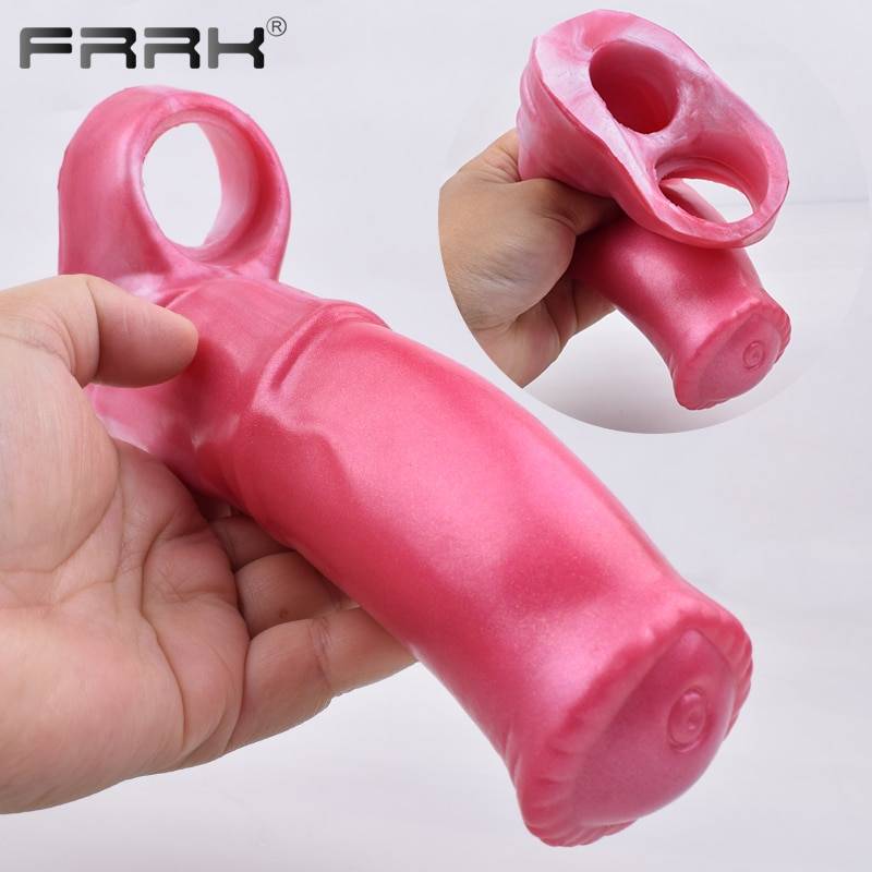 FRRK Capa Peniana Silicone Cavalo Cock Sleeve
