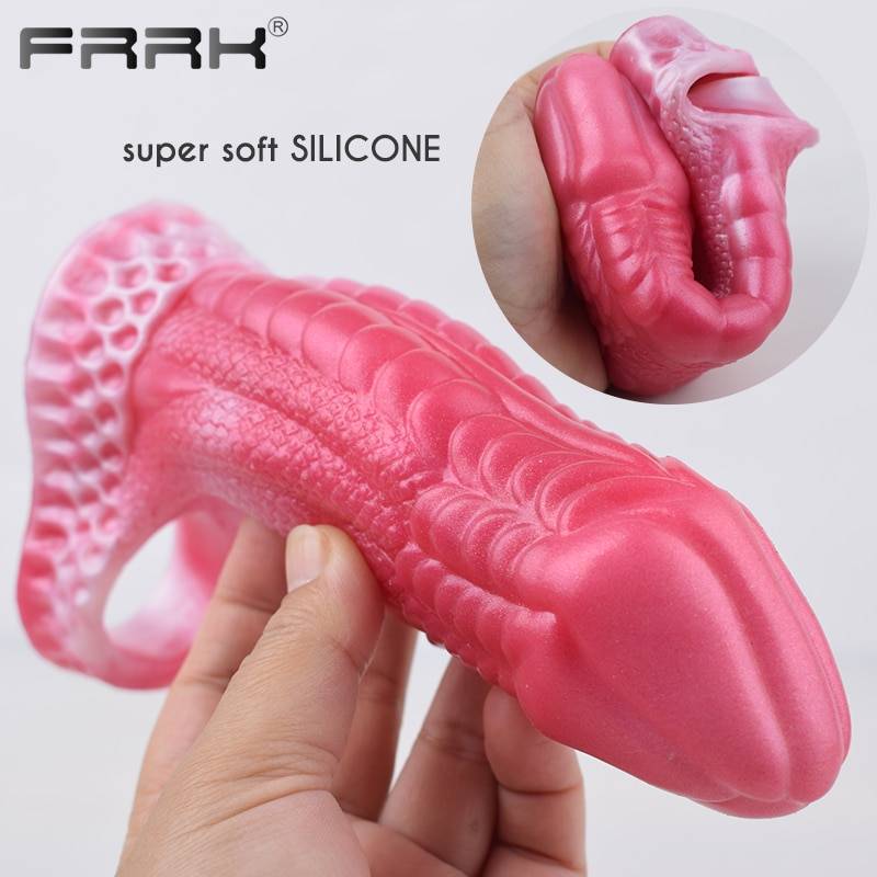 FRRK Capa Peniana Silicone Cavalo Cock Sleeve