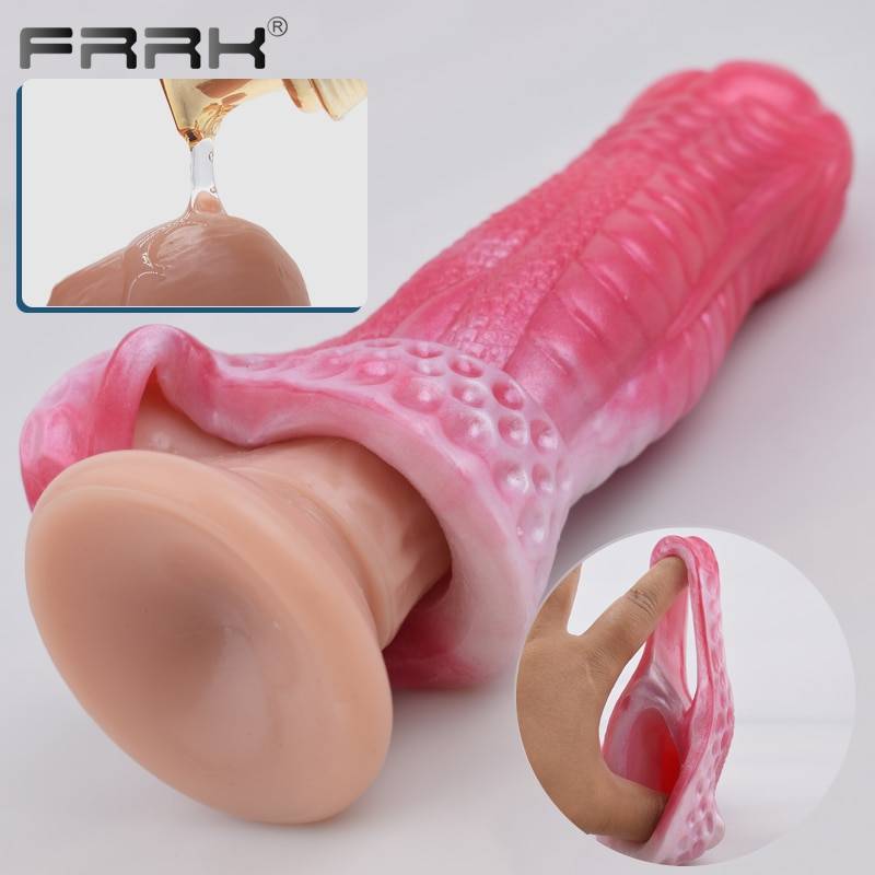 FRRK Capa Peniana Silicone Cavalo Cock Sleeve