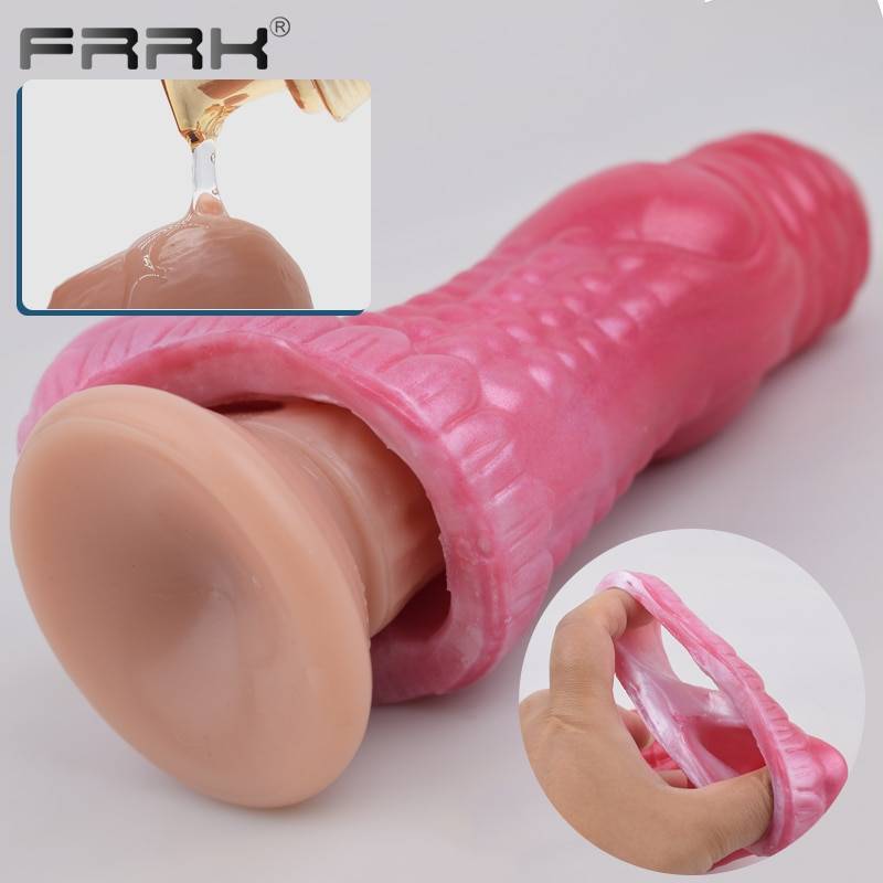 FRRK Capa Peniana Silicone Cavalo Cock Sleeve