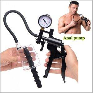 Masculino anal bomba manual modelo rosebud bomba de sucção a vácuo massagem estimulador da próstata brinquedos sexuais para homem mulher anal trainer produtos Jogos Adultos