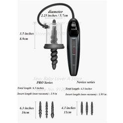 Novo inteligente rosebud bomba de vácuo sucção massagem estimulador da próstata anal bomba para o homem mulher butt plug masturbador adulto brinquedos sexuais 1 Jogos Adultos