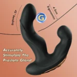 Vibrador Massageador de Próstata com Aquecimento e Controle Remoto