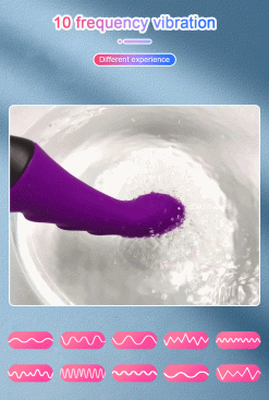 Vibrador de Silicone Poderoso 10 Modos de Vibração Inserção Vibradores