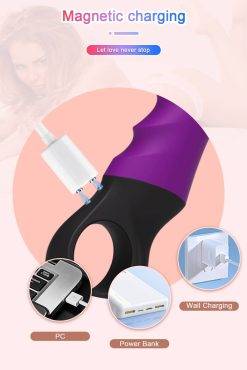 Vibrador de Silicone Poderoso 10 Modos de Vibração Inserção Vibradores