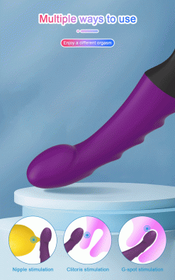 Vibrador de Silicone Poderoso 10 Modos de Vibração Inserção Vibradores