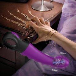 Vibrador poderoso do ponto de g para a mulher clitóris estimulador massageador masturbador feminino vibrador brinquedos sexuais para adultos 18 Vibradores