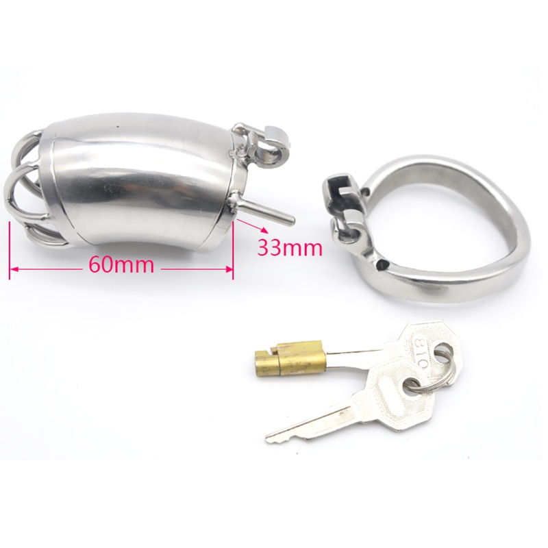 Chaste bird anel de pênis para homens, gaiola de pau de aço inoxidável dispositivo de castidade com nova trava furtiva brinquedos sexuais adultos a270