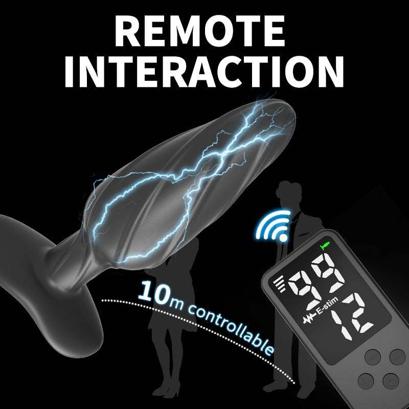 Plug Anal Choque Elétrico 99 Níveis Low High Plug Anal Choque Elétrico 99 Níveis Low High