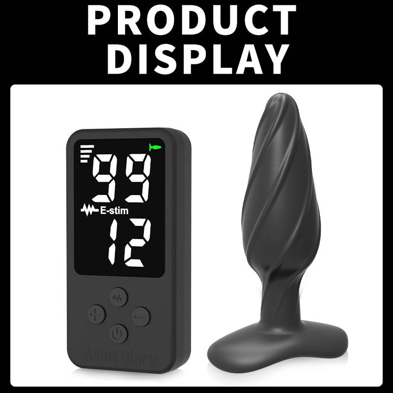 Plug Anal Choque Elétrico 99 Níveis Low High Plug Anal Choque Elétrico 99 Níveis Low High