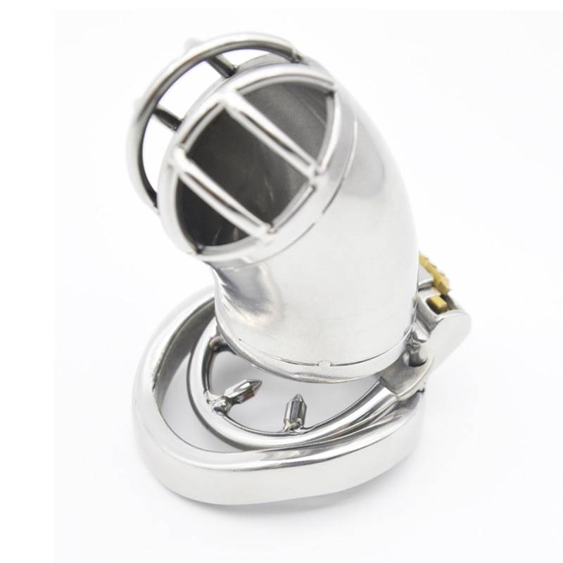 Chaste bird anel de pênis para homens, gaiola de pau de aço inoxidável dispositivo de castidade com nova trava furtiva brinquedos sexuais adultos a270