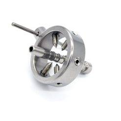 Chaste bird fechadura de parafuso de aço inoxidável, anéis de pênis, trava de castidade, bloqueio de testículos de testículos, dentes, anel peniano, braçadeira de pau, a096 Cintos de Castidade