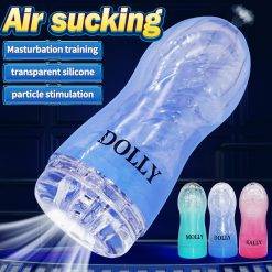 Masculino masturbador copo macio bichano sexo brinquedos transparente vagina adulto resistência exercício produtos do sexo vácuo pocket cup para homem Jogos Adultos