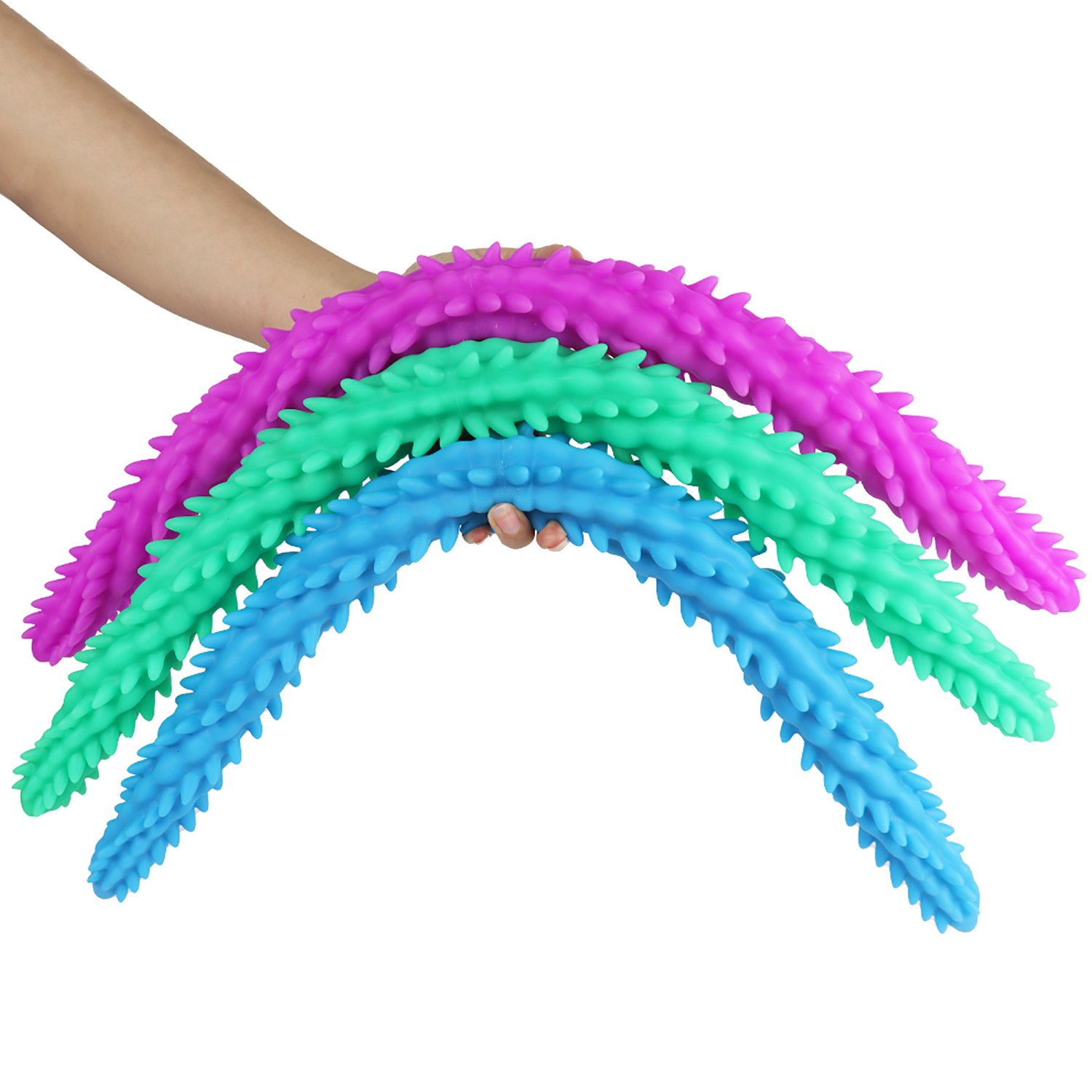 Dildo Duplo De Silicone Com Textura Consolo Longo