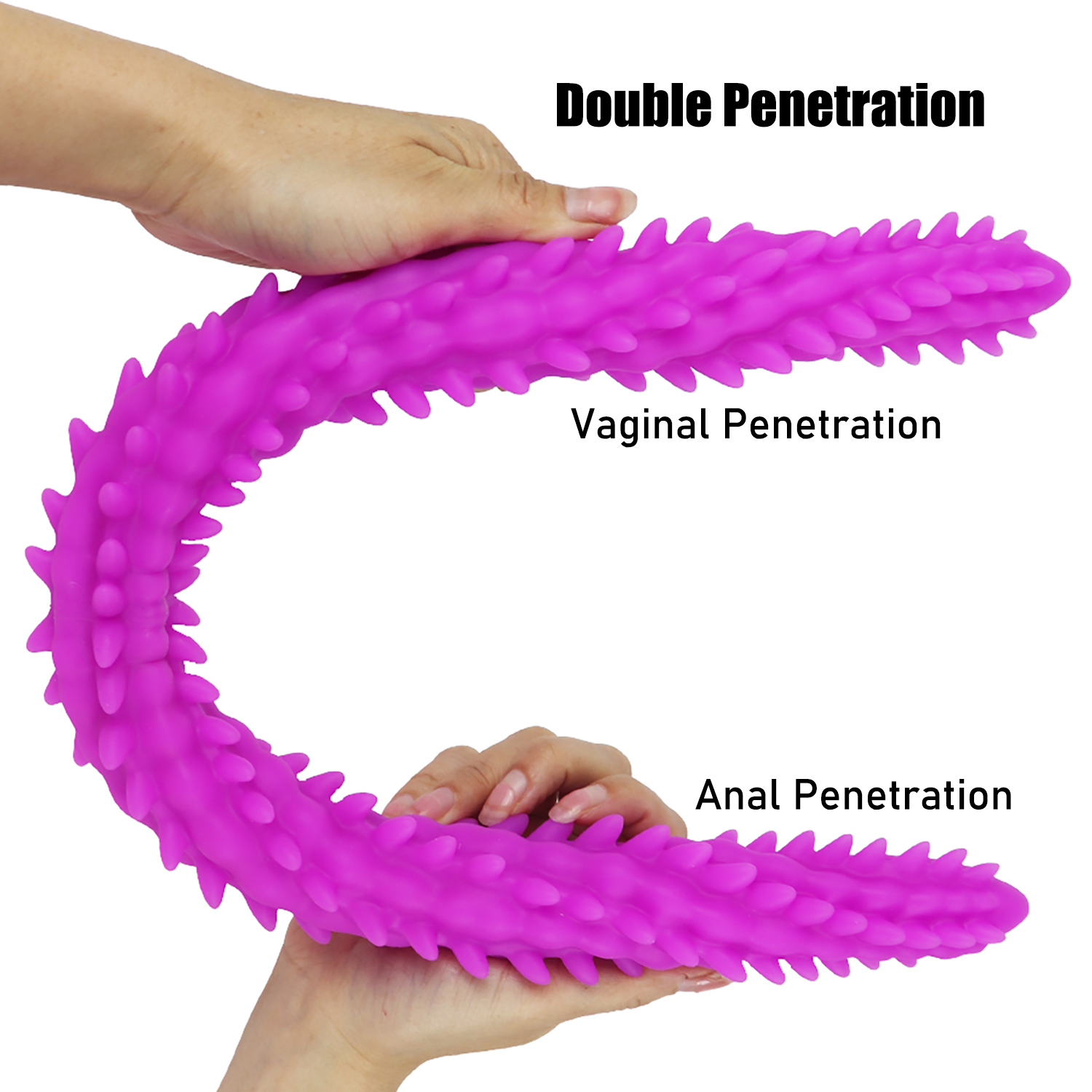 Silicone líquido overlength duplo vibradores anal plug erótico pau longo estimular a vagina ânus macio pênis bunda plug phallus brinquedos sexuais Inserção