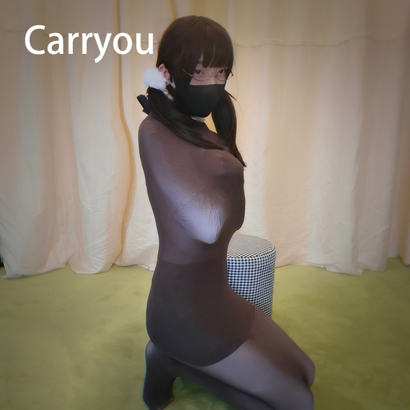 Super óleo brilhante apertado corpo inteiro meias saco de dormir múmia bondage pullover oleosa de uma peça só collants all-inclusive