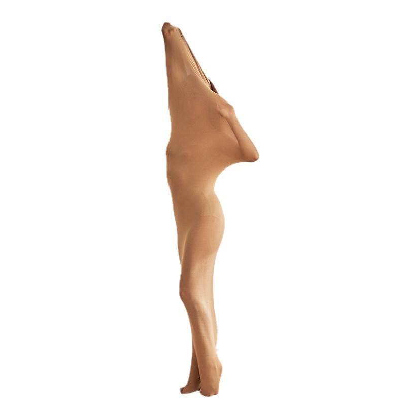 Velvet all-inclusive meias saco de dormir múmia meias corpo inteiro envoltório bondage uma peça zentai collants