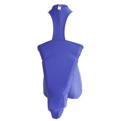 Elastano bodysuit maiô braço binder lingerie crotchless lockable apertado restrições BDSM Bondage