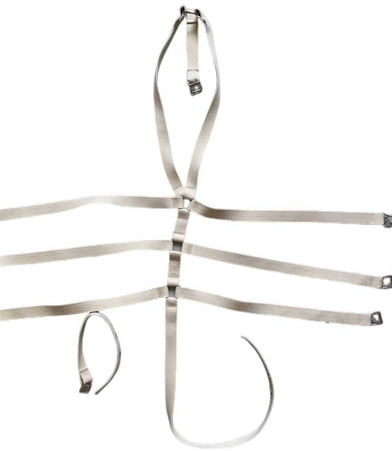 Bdsm arnês braço de algodão bondage peito de retenção de peito masculino para mulher sexy lockable algemas feminino