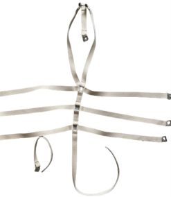 Bdsm arnês braço de algodão bondage peito de retenção de peito masculino para mulher sexy lockable algemas feminino BDSM Bondage