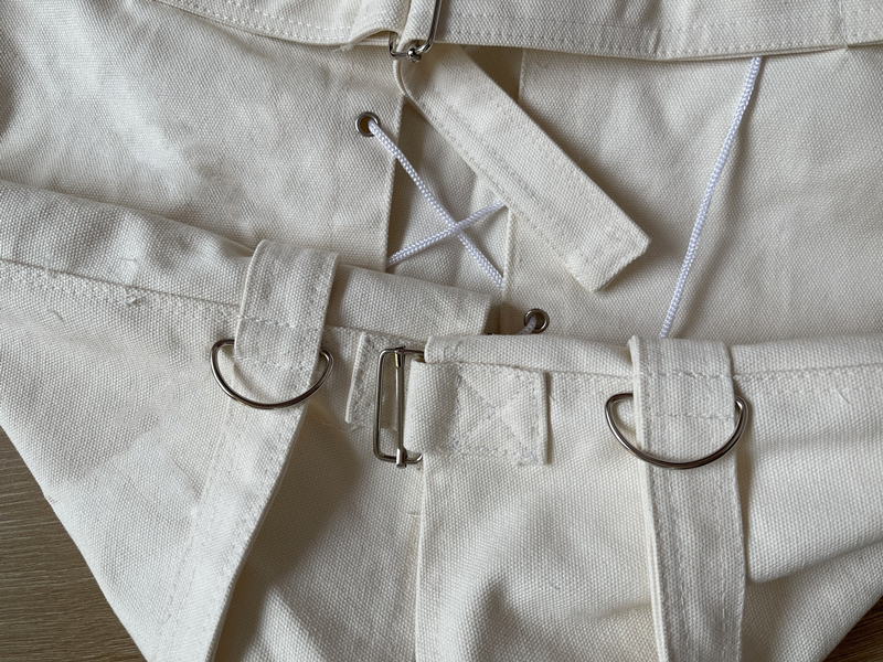 Auto bondage resistente canvas pernas binder restrições straitjacket calças bdsm Auto bondage resistente canvas pernas binder restrições straitjacket calças bdsm